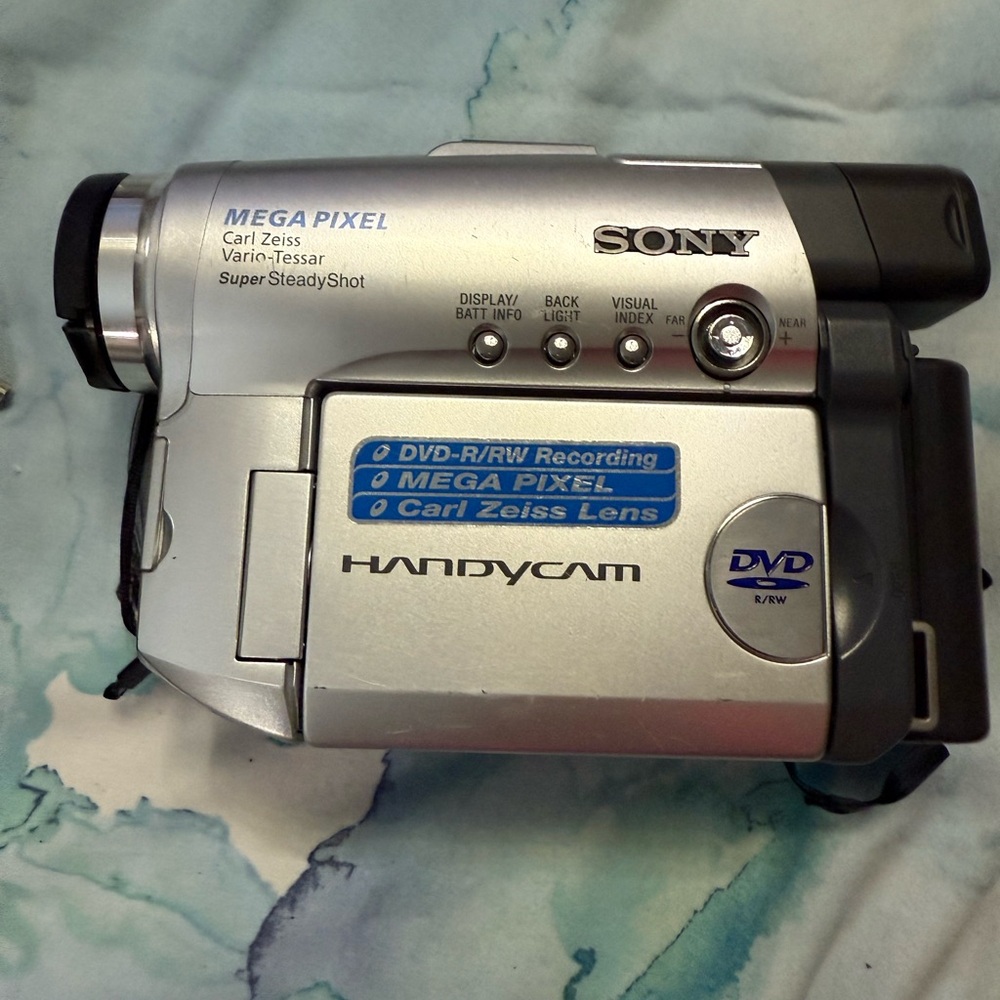 Sony Handycam Silver and Black Camcorder